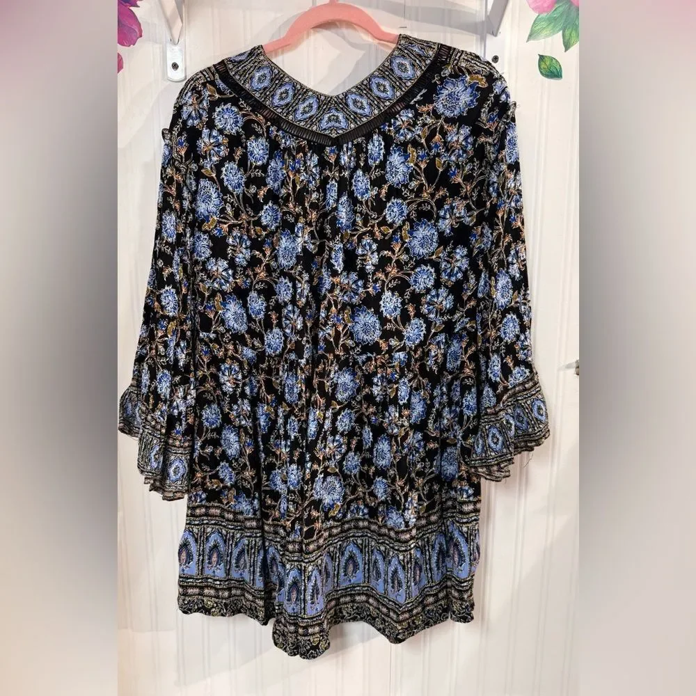 Free People Moonlight Dance Printed
Tunic Top Sz M - Picture 13 of 14
